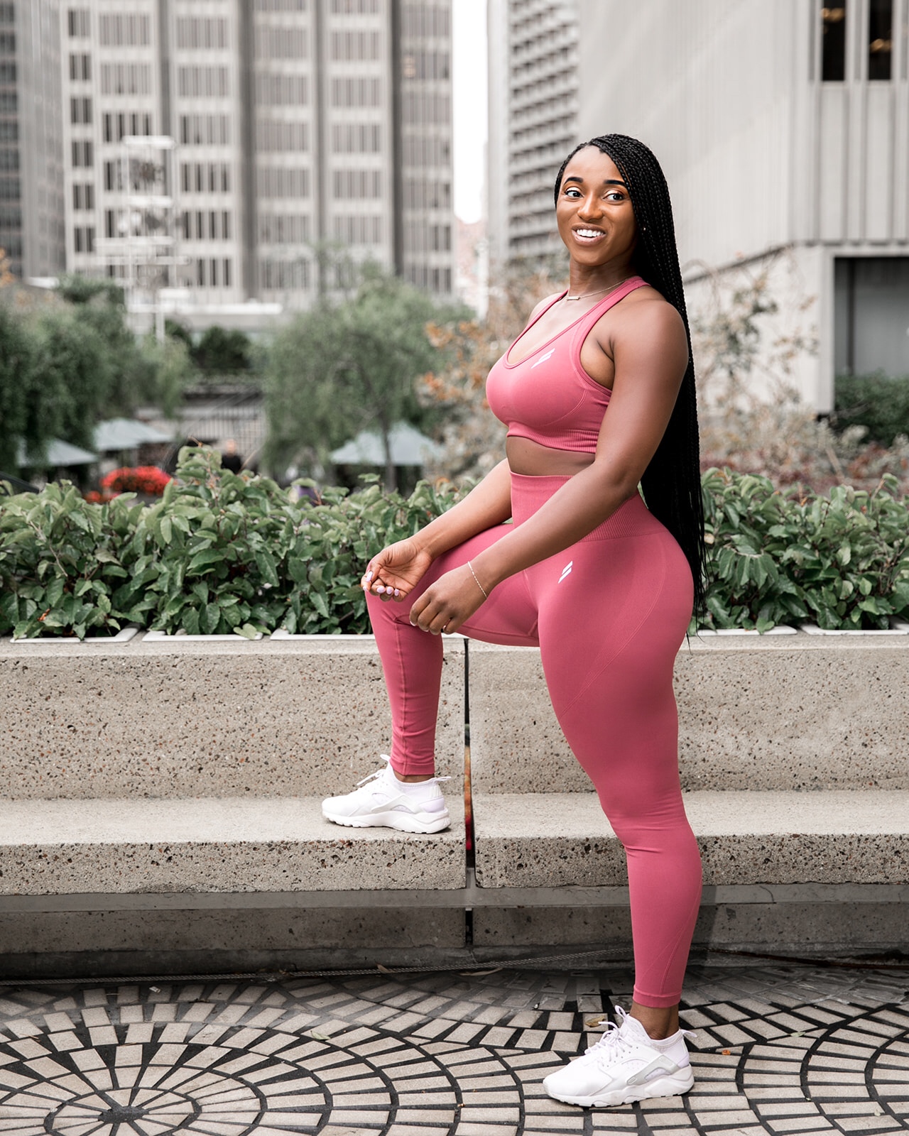 Because I'm A Lady Women's Plus Size Athletic Leggings