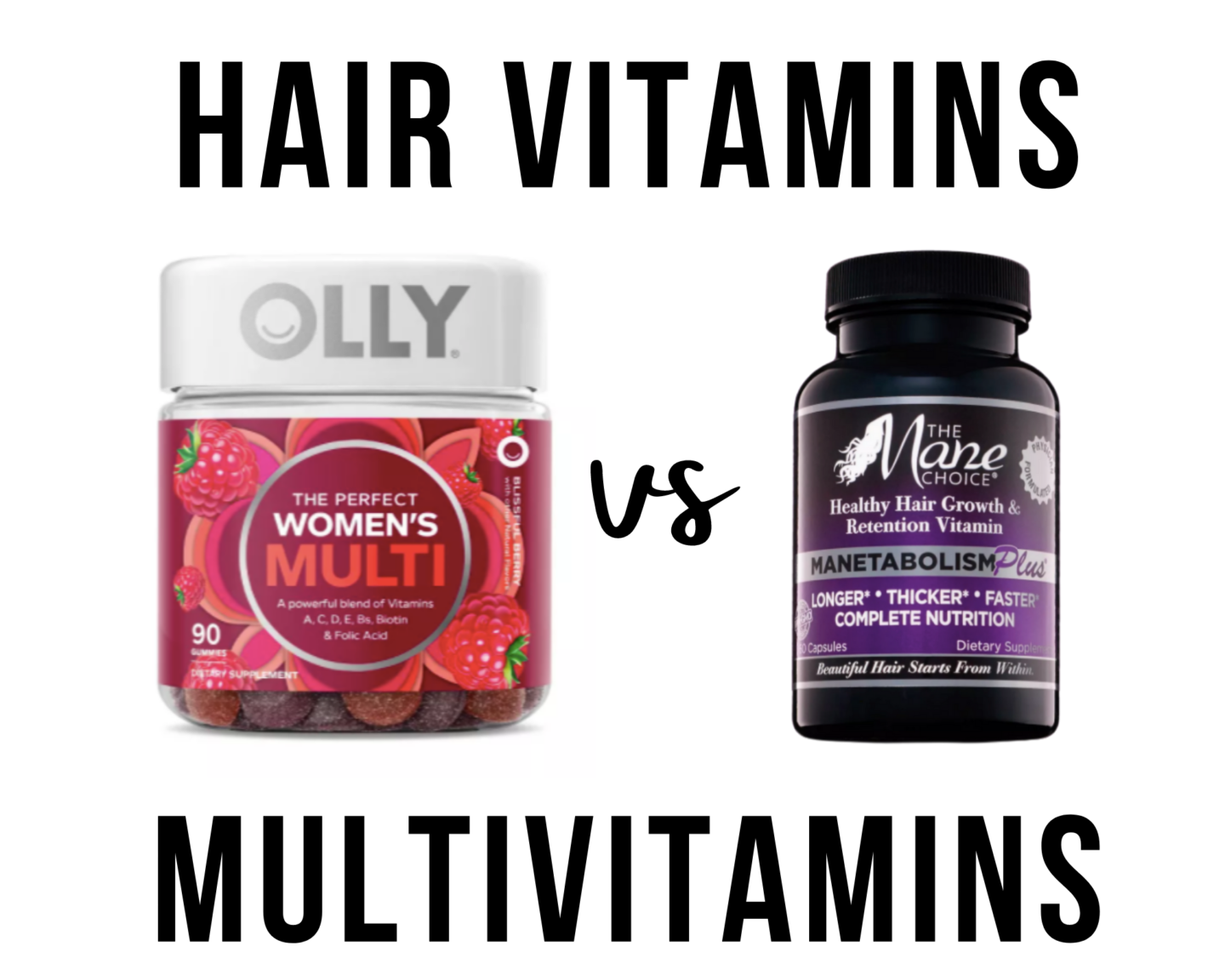 do hair vitamins really work - multivitamin vs hair vitamin